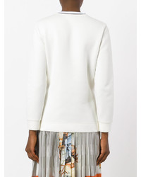 Fendi Long Sleeved Embroidered Sweatshirt