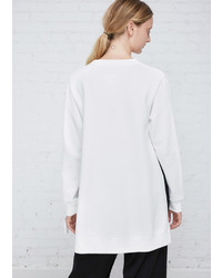 MM6 MAISON MARGIELA Off White Brushed Basic Sweatshirt