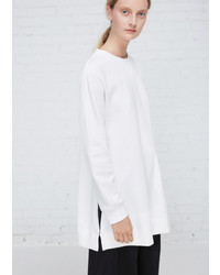 MM6 MAISON MARGIELA Off White Brushed Basic Sweatshirt