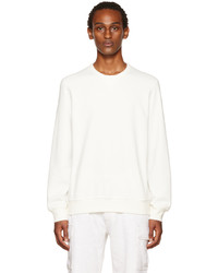 Brunello Cucinelli Off White Cotton Sweatshirt