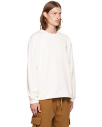 Zegna Off White Essential Sweatshirt