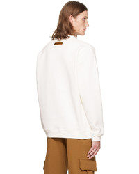 Zegna Off White Essential Sweatshirt