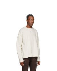 A-Cold-Wall* Off White Panelled Seam Sweatshirt