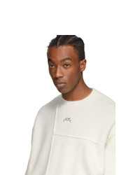 A-Cold-Wall* Off White Panelled Seam Sweatshirt
