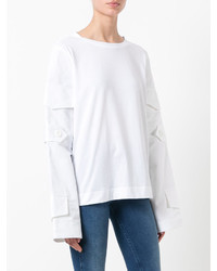 Marni Oversized Pocket Sleeve Sweatshirt