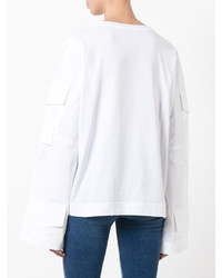 Marni Oversized Pocket Sleeve Sweatshirt
