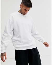 ASOS DESIGN Oversized Sweatshirt In White