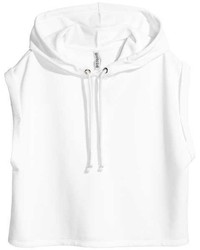 H&M Sleeveless Hooded Sweatshirt