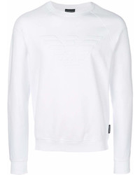 Emporio Armani Textured Logo Sweatshirt