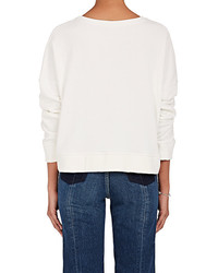 Warm Minimal Cotton Terry Sweatshirt