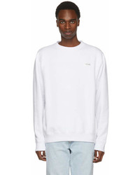 Off-White White Basic Off Crewneck Sweatshirt