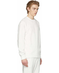 Y-3 White Classic Logo Sweatshirt