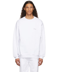 Dime White Classic Logo Sweatshirt