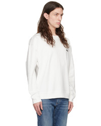 Zegna White Essential Sweatshirt