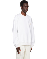 Wooyoungmi White Lenticular Sweatshirt