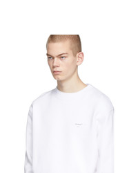 Off-White White Logo Sweatshirt