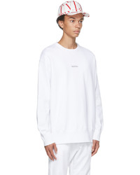Valentino White Logo Sweatshirt
