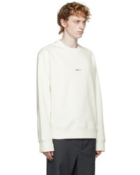 Oamc White Mark Crewneck Sweatshirt