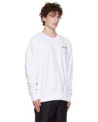 Kenzo White Paris Oversize Sweatshirt
