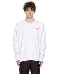 Kenzo White Paris Oversize Sweatshirt