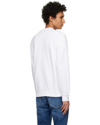 Hugo White Patch Sweatshirt