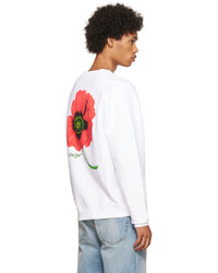 Kenzo White Poppy Sweatshirt
