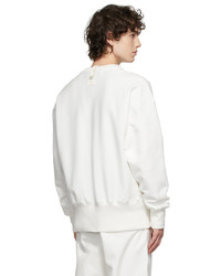Advisory Board Crystals White Pull Over Hoodie