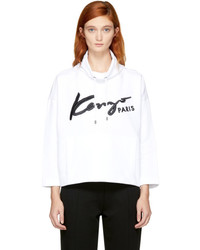 Kenzo White Signature Logo Sweatshirt