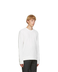 Fendi White Velour Forever Sweatshirt