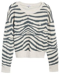Splendid Zebra Print Sweatshirt