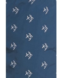 BOSS Shark Embroidered Swim Trunks
