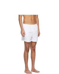 Casablanca White Logo Swim Shorts