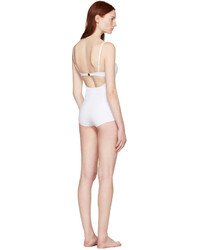 Dolce & Gabbana Dolce And Gabbana White Wired One Piece Swimsuit