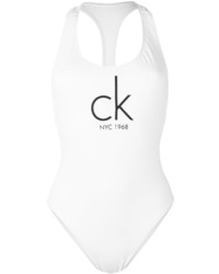 Calvin Klein Logo Racerback Swimsuit