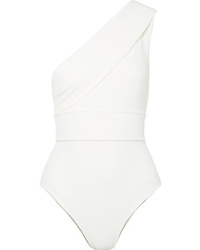 Haight Maria One Shoulder Stretch Crepe Swimsuit