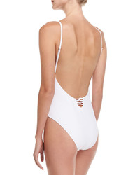 6 Shore Road Sunrise Strappy One Piece Swimsuit