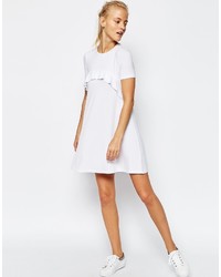 Asos Collection Swing Dress With Ruffle Detail