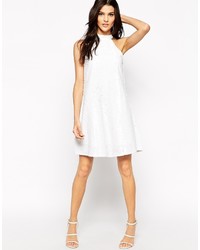 Club L High Neck Swing Dress In Sequins