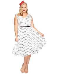 Unique Vintage Plus Size Sleeveless Doris Swing Dress Dress