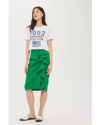 Topshop 1992 New York Cropped T Shirt