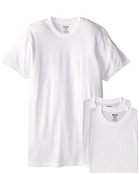 Reebok 3 Pack Cotton Crew T Shirt White