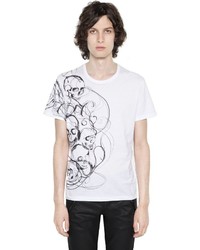 Alexander McQueen 3d Skull Organic Cotton Jersey T Shirt
