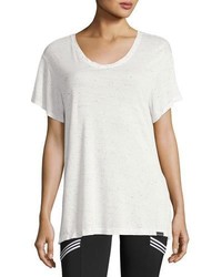 Koral Activewear Banded Short Sleeve Jersey Tee White
