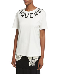 Moschino Boutique Short Sleeve Cotton Logo T Shirt