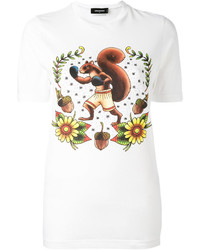 Dsquared2 Boxing Squirrel T Shirt