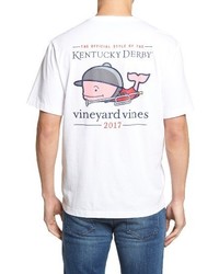 Vineyard Vines Bugle Whale Pocket T Shirt