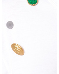 Dolce & Gabbana Button Detail T Shirt