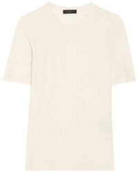 Calvin Klein Collection Cashmere T Shirt Ivory