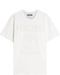 Moschino Cotton Eyelet T Shirt