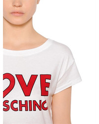 Love Moschino Cotton Jersey T Shirt